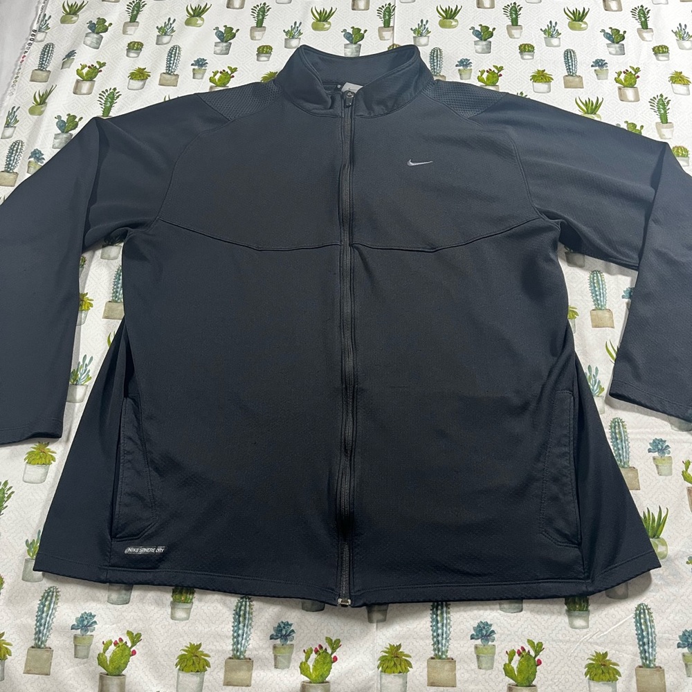 Nike Sphere Dry Men’s Full Zip Track Jacket Black XXL - Picture 1 of 14